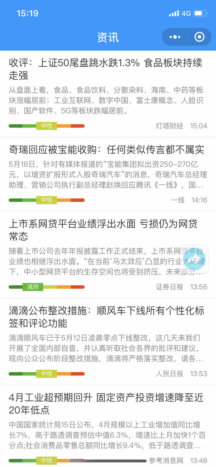 同花顺股票看盘+截图