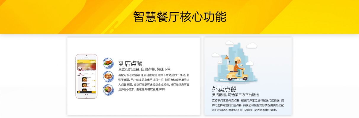 餐厅小程序截图